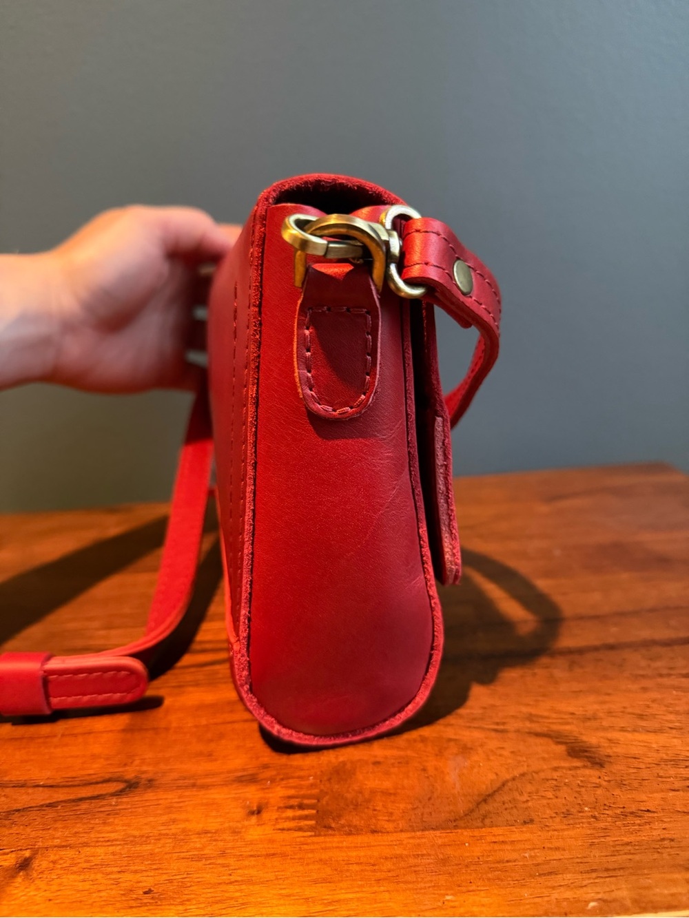 Portland Leather Goods - Metro, Ruby, medium - Picture 5 of 8